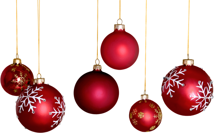 Christmas Baubles - Isolated